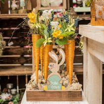 Sisal-Spitzvase Orange Ø1,5cm L15cm 20St