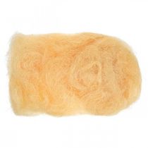 Sisal Apricot Naturmaterial Füllwolle Deko Faser 300g