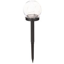 Artikel Gartenleuchte Kugelform mit Erdspieß 36 cm Schwarz 4er-Set
