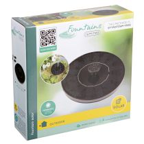 Artikel Solar Springbrunnen Fontäne Ø16cm Schwarz 5 Düsen