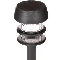 Artikel Solar-Gartenleuchten Set mit Erdspieß, 35 cm, 6 Stück, Kunststoff, Schwarz