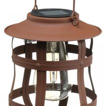 Deko-Lampe, Leuchte für den Garten, Solarlaterne Warmweiß Ø15cm H18cm