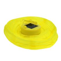 Artikel Lampion LED mit Solar aus Nylon, Ø 20cm, Gelb
