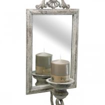 Artikel Spiegel Antik Optik mit Kerzenhalter Shabby Chic H50cm