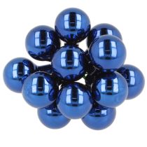Artikel Mini Weihnachtskugeln am Draht Blau 20mm 140 Stück Glas