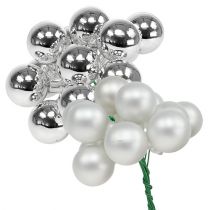 Artikel Spiegelbeeren 25mm Silber Mix 140 St