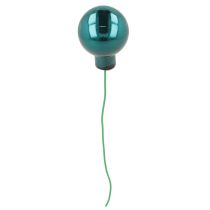 Artikel Mini Weihnachtskugeln aus Glas 20 mm Opalblau matt und glänzend 140 Stück