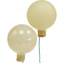 Artikel Mini Weihnachtskugeln Creme Mix Matt/Glanz Ø40mm 32 St