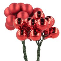 Artikel Spiegelbeeren Rot Matt, Glänzend Ø1,5cm 140St