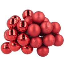 Artikel Spiegelbeeren Rot Matt, Glänzend Ø1,5cm 140St