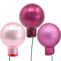 Artikel Mini-Weihnachtskugeln aus Glas Rosa Ø2 cm - 140 Stück