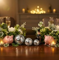Artikel Deko-Spiegelkugeln Silber Glas 2-4 cm Ø 50 Stück für Innenbereich