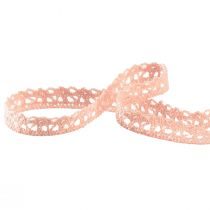 Artikel Spitzenborte Rosa Dekoband Häkelspitze B12mm L20m
