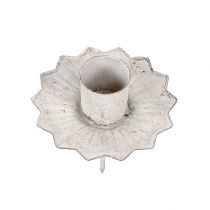 Artikel Spitzkerzenhalter zum Stecken Ø7cm Creme