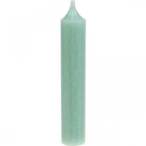 Stabkerzen kurz Kerzen Grün Jade für Loop Ø21/110mm 6St
