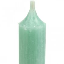 Stabkerzen kurz Kerzen Grün Jade für Loop Ø21/110mm 6St