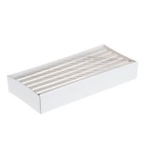 Artikel Stabkerzen durchgefärbt Hellgold 22×240mm 12 St