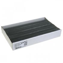 Artikel Stabkerzen durchgefärbt Anthrazit Kerzen 34×240mm 4 St