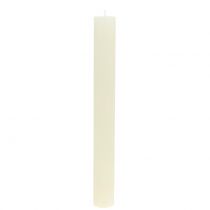 Artikel Stabkerzen durchgefärbt Creme 34mm x 300mm 4St