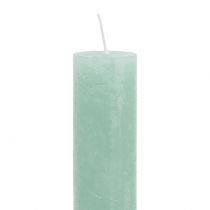 Artikel Stabkerzen durchgefärbt Hellgrün 34mm x 240mm 4 St