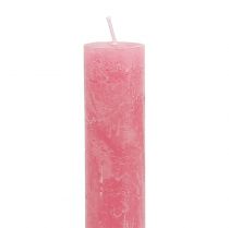 Artikel Stabkerzen durchgefärbt Rosa 34mm x 300mm 4 St
