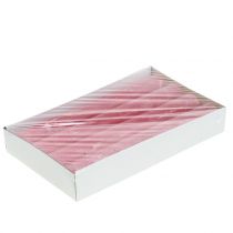 Artikel Stabkerzen durchgefärbt Rosa 34mm x 300mm 4 St