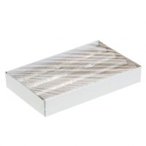 Artikel Stabkerzen durchgefärbt Champagner 34mm x 300mm 4 St