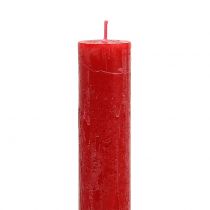Artikel Stabkerzen durchgefärbt Rot 34mm x 300mm 4 St