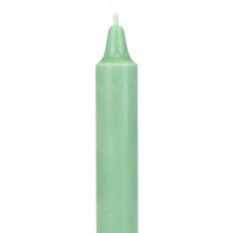 PURE Stabkerzen Grün Smaragd Wenzel Kerzen 250/23mm 4St