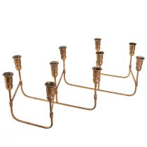 Artikel Stabkerzenhalter Antik Für 10 Kerzen Gold 46×46cm H16,5cm