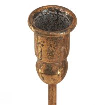 Artikel Stabkerzenhalter Metall Antik Gold für 10 Kerzen 46×46cm