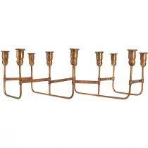 Artikel Stabkerzenhalter Metall Antik Gold für 10 Kerzen 46×46cm