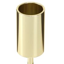 Artikel Stabkerzenhalter Metall Gold 21,5cm Set 4 Stück