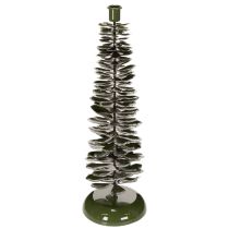 Artikel Kerzenständer Metall Tannenbaum-Optik Grün 45cm