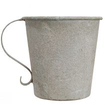 Artikel Stabkerzenhalter Vintage-Tasse Grau Ø11cm H11cm