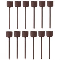 Artikel Stabkerzenhalter zum Stecken Rost Braun Ø22mm H10,5cm 12 St