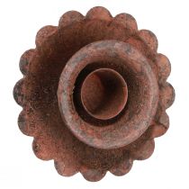 Artikel Stabkerzenhalter zum Stecken Rost Optik Ø8,5cm H4cm 4St