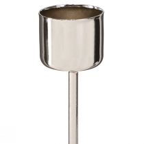 Artikel Stabkerzenhalter Stecksystem Silber Ø22mm 10,5cm 12er-Set