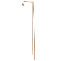 Artikel Rankhilfe aus Metall, geschwungenes Rankgitter für Garten und Pflanztöpfe, 75 cm Höhe, Braun