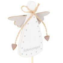 Artikel Dekostecker Schutzengel aus Holz 31cm 12 Stk vierfarbig
