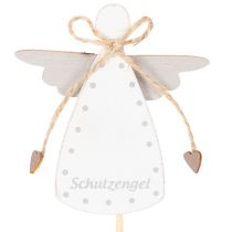 Artikel Dekostecker Schutzengel aus Holz 31cm 12 Stk vierfarbig