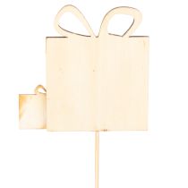 Artikel Pflanzenstecker Holz Geschenkpaket bunt 31cm 12 Stück