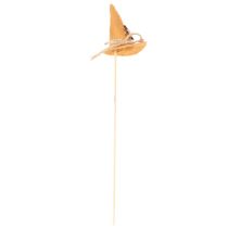 Artikel Dekostecker aus Filz Hexenhut 6x6 cm Mehrfarbig 28 cm 12er-Set