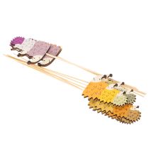 Artikel Deko-Stecker Igel-Familie aus Holz, Herbstdeko, 34 cm, 12 Stück