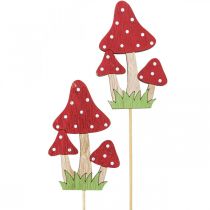 Blumenstecker Fliegenpilz Deko Pilz Herbst Deko 10cm 18St