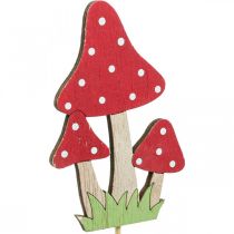 Blumenstecker Fliegenpilz Deko Pilz Herbst Deko 10cm 18St