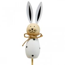Artikel Blumenstecker Hase Holz Osterhasen Schwarz/Weiß H34cm 4 St