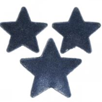 Artikel Streudeko Weihnachten, Streudeko Sterne, Blau Ø4/5cm 40 St