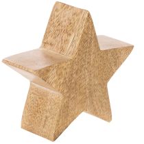 Artikel Deko-Holzstern 3er-Set Mintgrün Weiß zum Stellen 10cm
