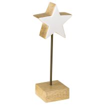 Artikel Stern aus Holz Weiß Holzsterne zum Hinstellen H23cm 2 St